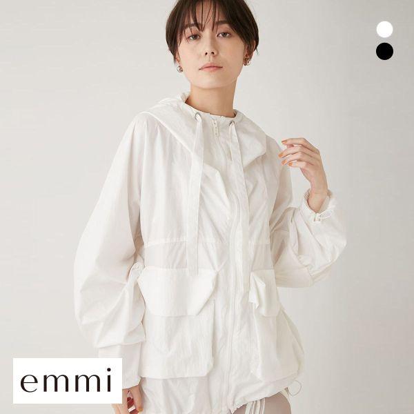 emmi エミ yoga ギャザーディテールビックブルゾン 単品 emmi エミ yoga ギャザーディテールビックブルゾン 単品