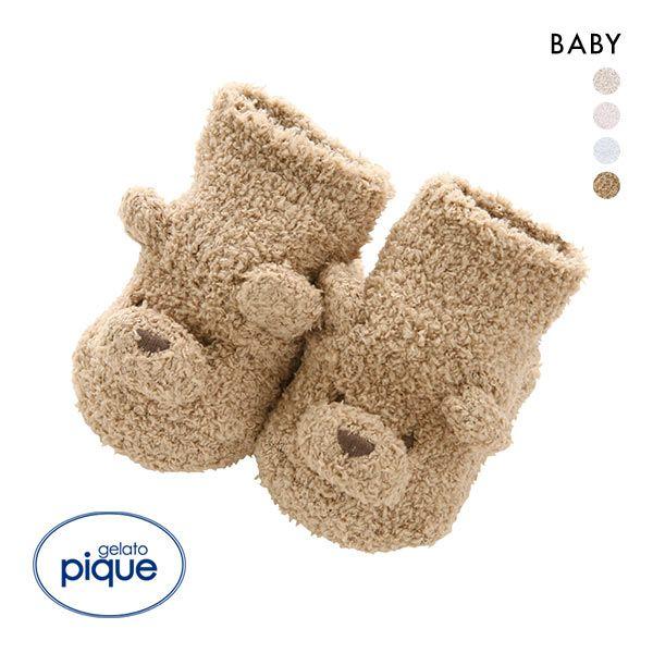 □関連キーワード230724 240214 ソックス 靴下 動物 アニマル クマ くま ベア ベビー用品 出産祝い ギフト用 プレゼント用 かわいい 可愛い おしゃれ ge_ki ge_ex□素材本体：ポリエステル99％　ポリウレタン1％装...