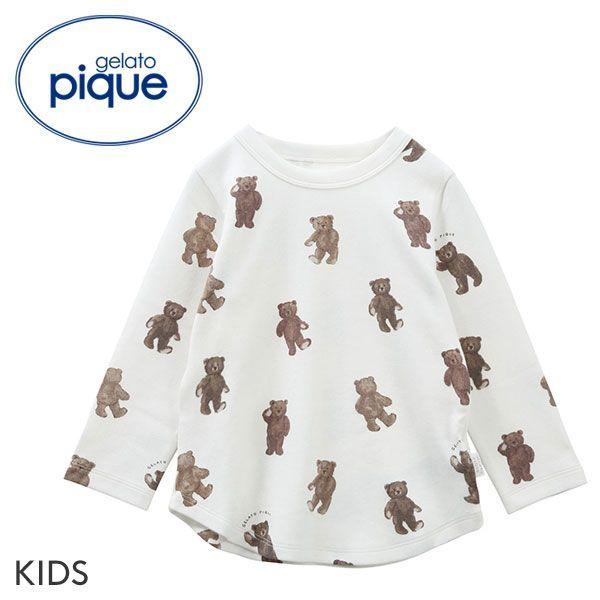 ジェラートピケ キッズアンドベイビー Gelato Pique Kids Baby ベア柄 Kids プルオーバー ジェラピケ ルームウェア パジャマ メール便 4 Shirohato 白鳩 通販 Paypayモール