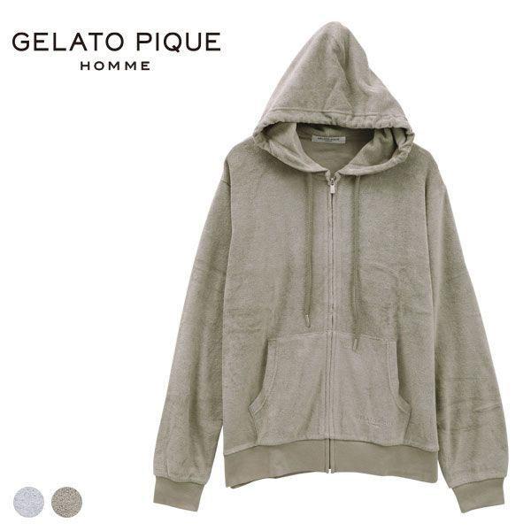 ジェラートピケ ジェラピケ メンズ パーカー ルームウェア パジャマ オム パイル Gelato Pique Homme Shirohato 白鳩 通販 Paypayモール