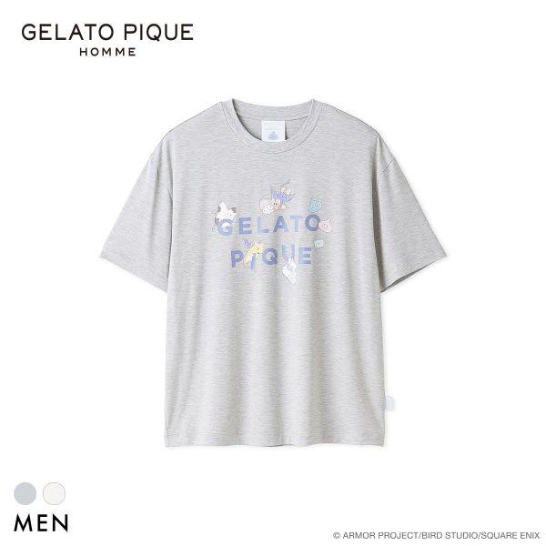ジェラートピケ オム メンズ ドラゴンクエスト ワンポイントTシャツ ジェラピケ パジャマ ルームウェア GELATO PIQUE DRAGON QUEST HOMME