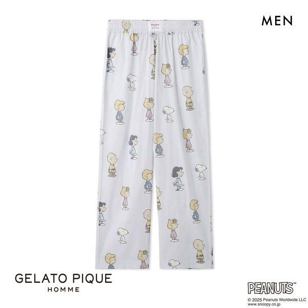 gelato pique ジェラートピケ オム メンズ ピーナッツ 総柄ロング 