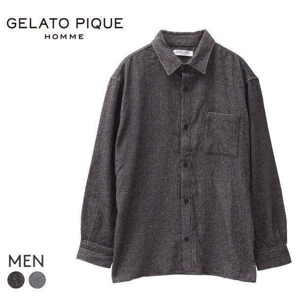ジェラートピケ ジェラピケ メンズ オム ガーゼパイルシャツ パジャマ ルームウェア Gelato Pique Homme Shirohato 白鳩 通販 Paypayモール