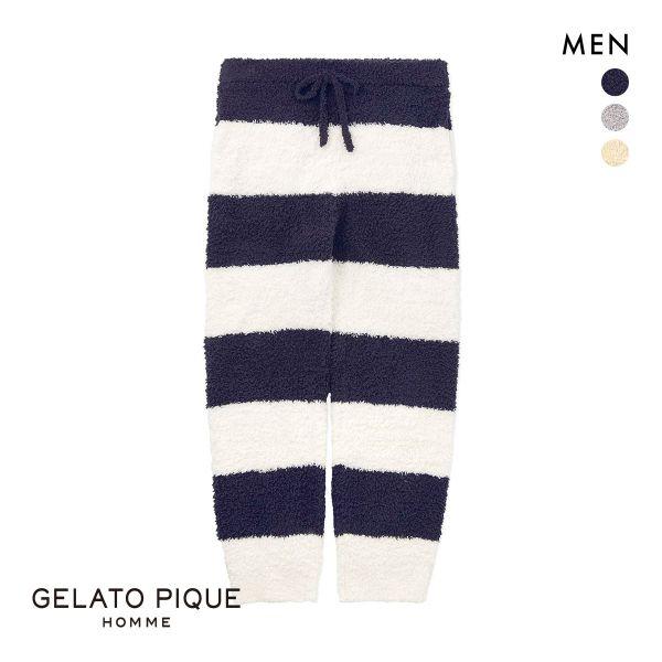 HOMME】ホットスムーズィーボーダーロングパンツ(ロングパンツ