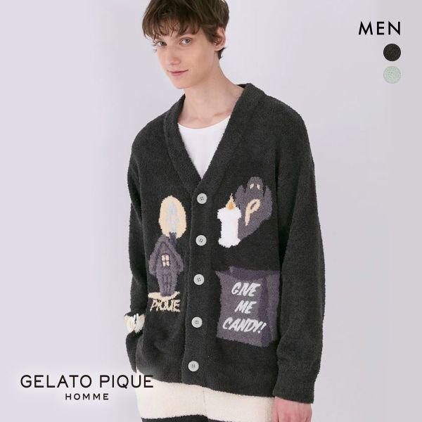 ジェラートピケ オム メンズ HOMME ベビモコキャットジャガード 