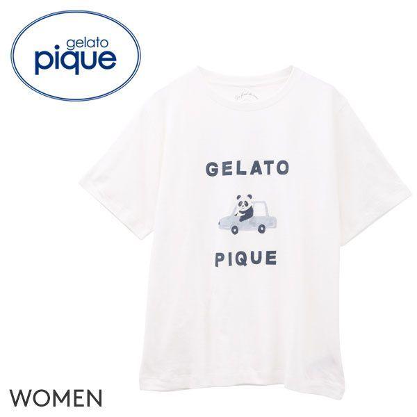 ジェラートピケ ジェラピケ レディース くるまモチーフワンポイントｔシャツ ルームウェア パジャマ Gelato Pique Shirohato 白鳩 通販 Paypayモール