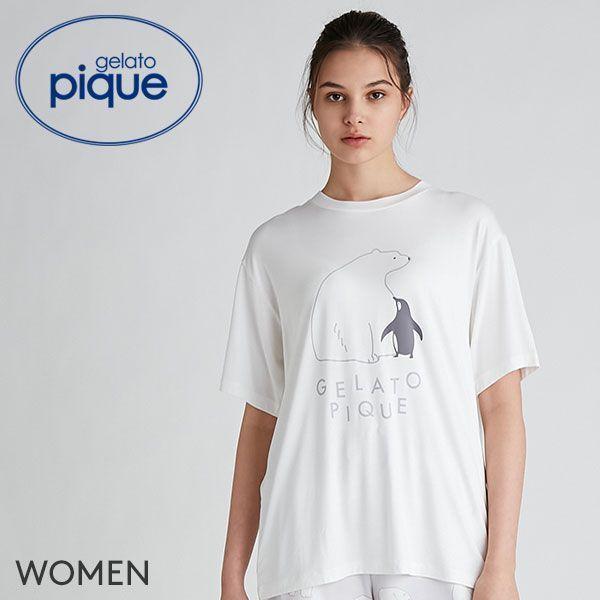 ジェラートピケ Gelato Pique レディース Cool Fair シロクマtシャツ ジェラピケ パジャマ ルームウェア Shirohato 白鳩 通販 Paypayモール