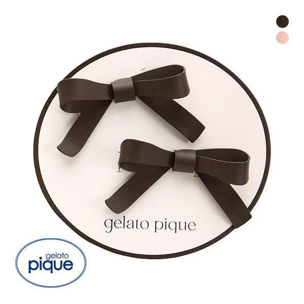 ジェラートピケ gelato pique リボンバレッタ ジェラピケ - レディース