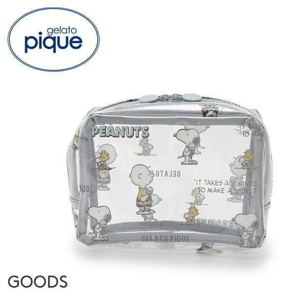 ジェラートピケ ジェラピケ スヌーピー ポーチ M Snoopy Peanuts モノグラム ビニール Gelato Pique Shirohato 白鳩 通販 Paypayモール