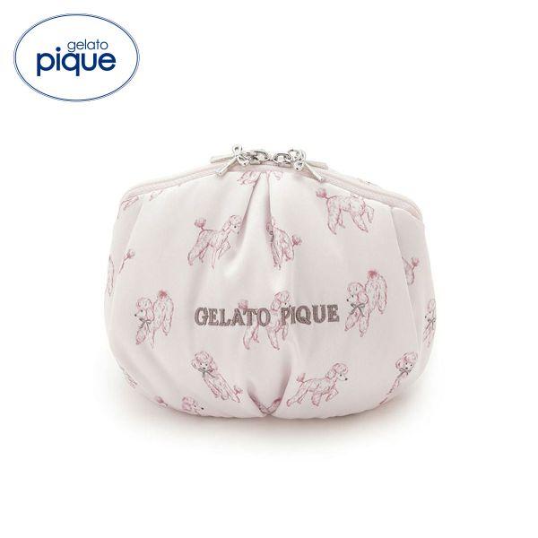 gelato pique（ジェラートピケ） レディース プードル総柄ポーチ
