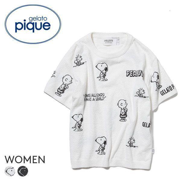 ジェラートピケ Gelato Pique レディース Peanuts モノグラムジャガードプルオーバー ジェラピケ ルームウェア パジャマ Shirohato 白鳩 通販 Paypayモール