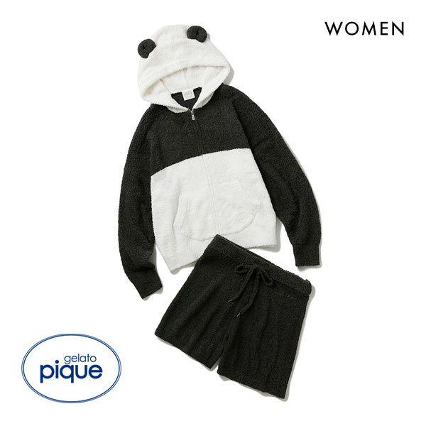 ジェラートピケ Gelato Pique レディース パンダパーカ ショートパンツset ジェラピケ パジャマ ルームウェア B52pwnt2235 Shirohato 白鳩 通販 Yahoo ショッピング