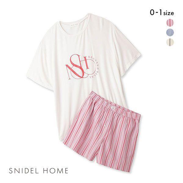 SNIDEL スナイデルホーム HOME プリントTシャツ×ストライプ SNIDEL スナイデルホーム HOME プリントTシャツ×ストライプ