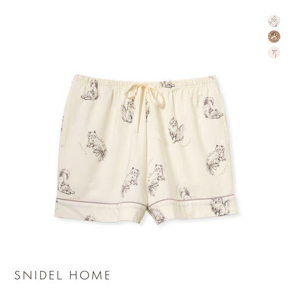 SNIDEL スナイデルホーム HOME Moispro ショートパンツ パジャマ SNIDEL スナイデルホーム HOME Moispro ショートパンツ パジャマ