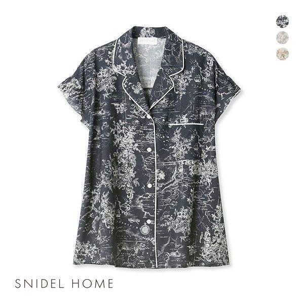 SNIDEL スナイデルホーム HOME HealingLight 開襟ブラウス SNIDEL スナイデルホーム HOME HealingLight 開襟ブラウス