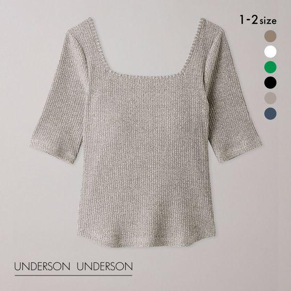 SHIROHATO アンダーソンアンダーソン UNDERSON ハーフスリーブ SHIROHATO アンダーソンアンダーソン UNDERSON ハーフスリーブ