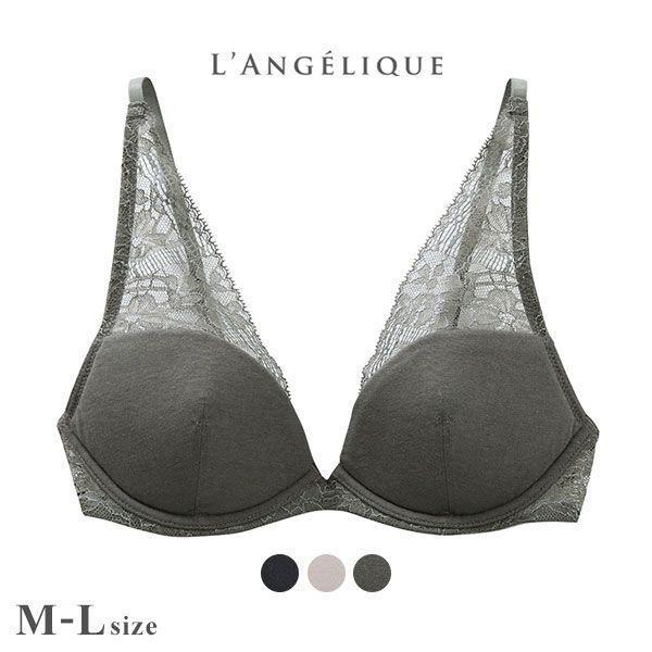 ランジェリーク Langelique Lonely ロンリー ワイヤー ブラジャー Ml 単品 シルク混 Shirohato 白鳩 通販 Paypayモール
