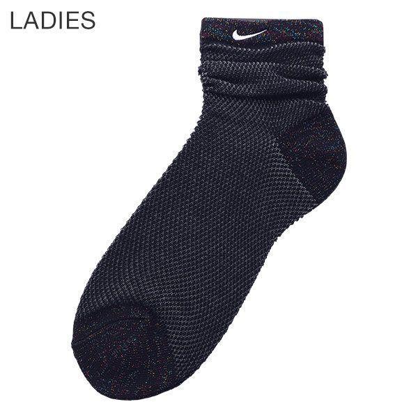 ナイキ Nike ソックス 靴下 スニーカー丈 くるぶし丈 ラメメッシュ レディース 23 25cm メール便 15 Shirohato 白鳩 通販 Paypayモール