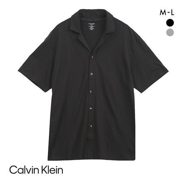 カルバン クライン Calvin Klein KNIT TENCEL COOLING S/S BUTTON DOWN 