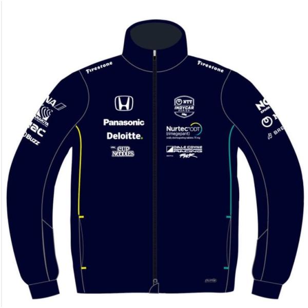 F1 グッズ 佐藤琢磨 TS ドライバーズ ZIP スウェット ネイビー 2022 L