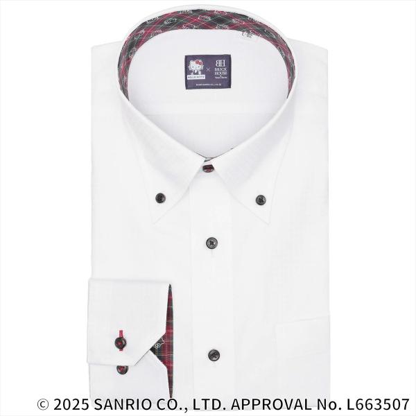 [Release date: October 23, 2025]■サンリオキャラクターコラボ■【HELLO KITTY×TOKYO SHIRTS】ハローキティとのコラボシャツが登場！可愛らしいキティちゃんのデザインをビジネスシーンに溶け込み...