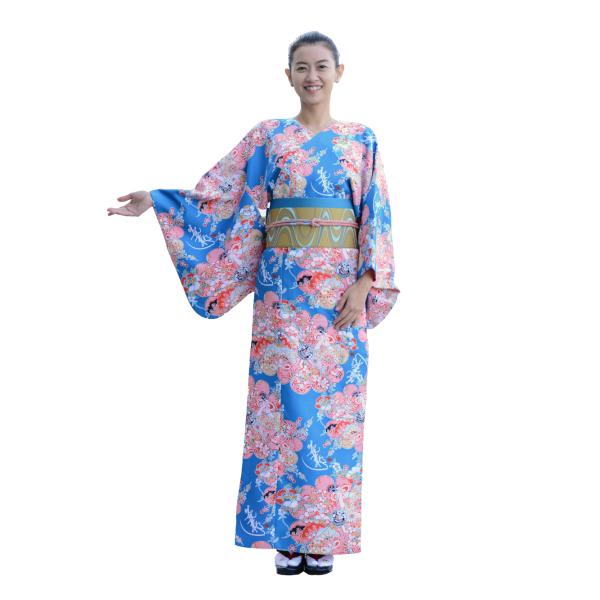 ご成約 涼しげ夏の清涼感 仕立て上がり洗える着物 帯セット 楽天市場】【セール価格】浴衣 セット セパレート 作り帯 桐下駄