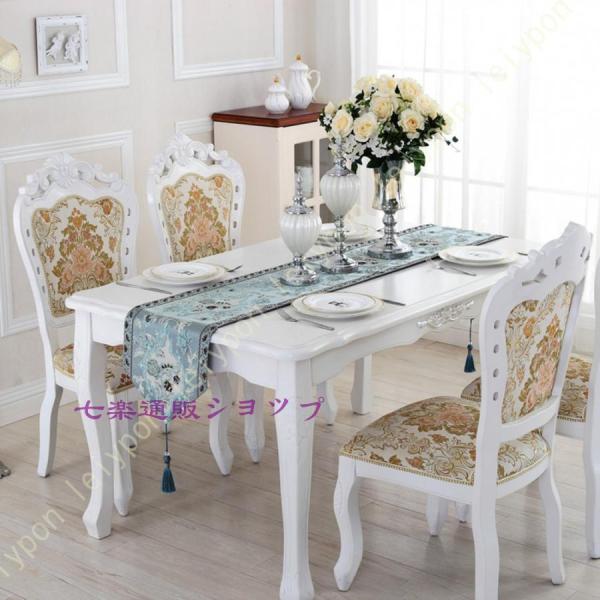 サイズ：33*160CM、33*180CM、33*210CM、33*250CM、30*40CM。カラー：ブルー、ベージュ。ダイニングを華やかにするテーブルランナーは、サッと敷くだけでいつもと違う特別な雰囲気に変えてくれます。族での日々、友人...