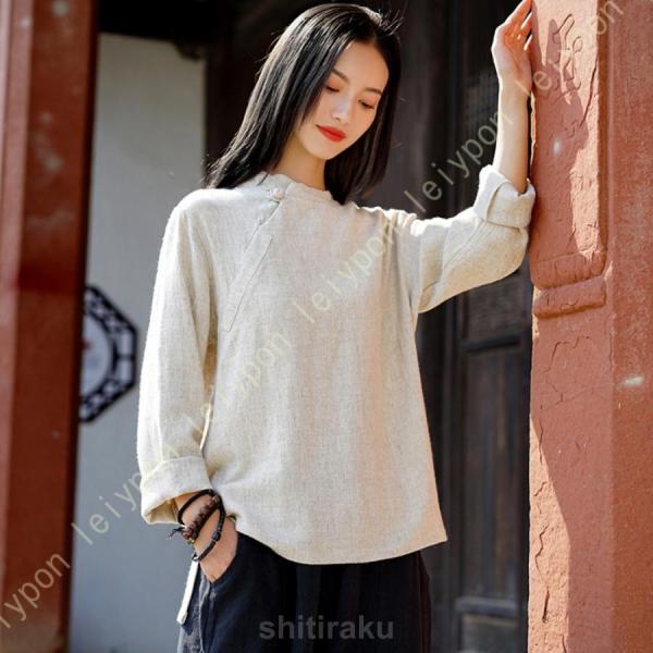 チャイナ ブラウス シャツ トップス レディース チャイナ服