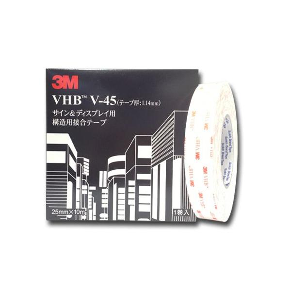 3M VHBe[v V-45 ^e[v F 1.14mm 25mm×10m ʃe[v  S