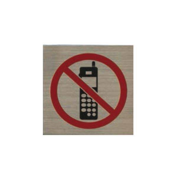 �X�e�����X�v���[�g ST-B 002 �J���[:�u���b�N ���b�h �S���e�[�v�t W95mm×H95mm HCP �g�ѓd�b�֎~ �X�e�����X�v���[�g �q�ɁiH�j�����i