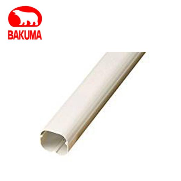 バクマ工業 AD-7-I エアコン配管化粧カバー 7型 アイボリー 《スマート