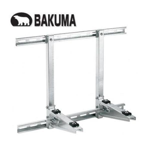 バクマ工業 B-PK16 エアコン室外ユニット用据付架台 エアコン 壁面用