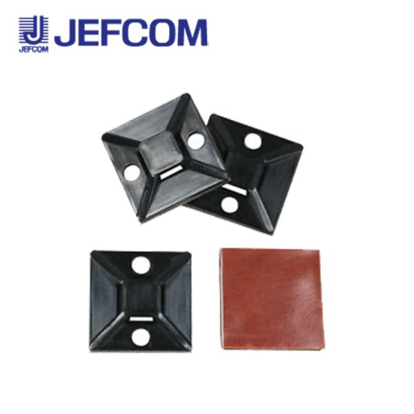 ジェフコム EM-CTB-20W ケーブルタイベース 耐熱タイプ 16個入【取寄商品】