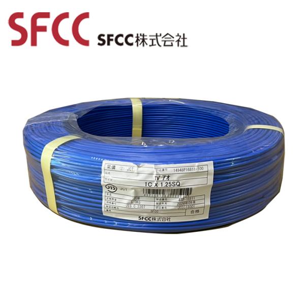 IV1.25sq 青色300m IV 1.25sq 青色 300m 表示価格は300mの金額です