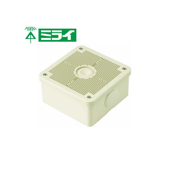 他サイト： 未来工業 PV4B-ANF1J 露出用四角ボックス（取付自在蓋） ベージュ【取寄商品】の商品画像