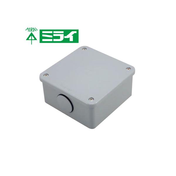 未来工業 PV4B-ANP1 露出用四角ボックス（防水タイプ） グレー【取寄商品】