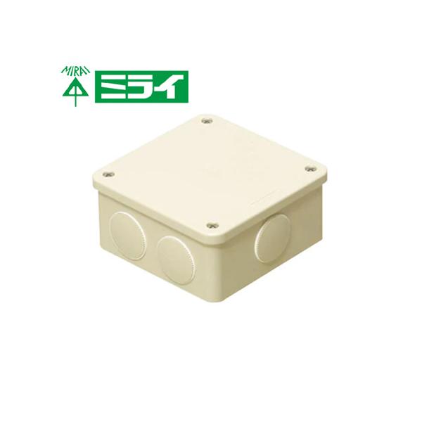 未来工業 PV4B-ANPJ 露出用四角ボックス（防水タイプ） ベージュ【取寄商品】