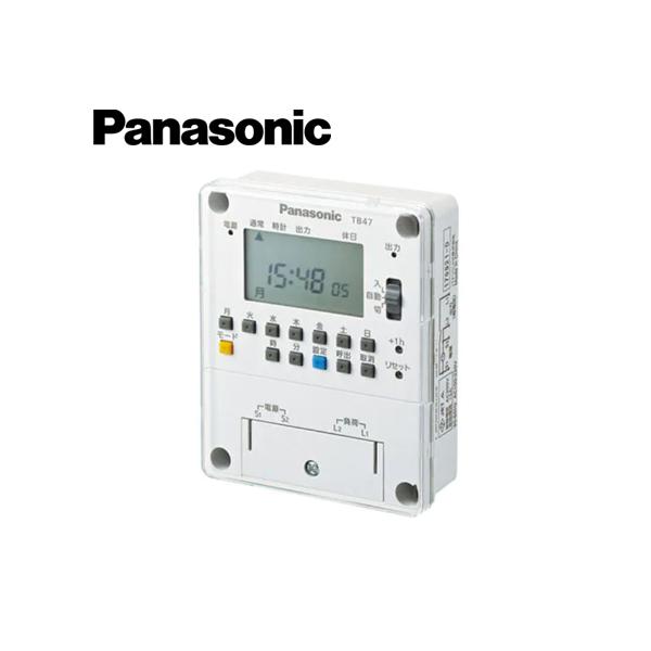 パナソニック TB4701Kタイムスイッチ新品 Panasonic（パナソニック） TB47K 週間式 タイムスイッチ（ボックス型