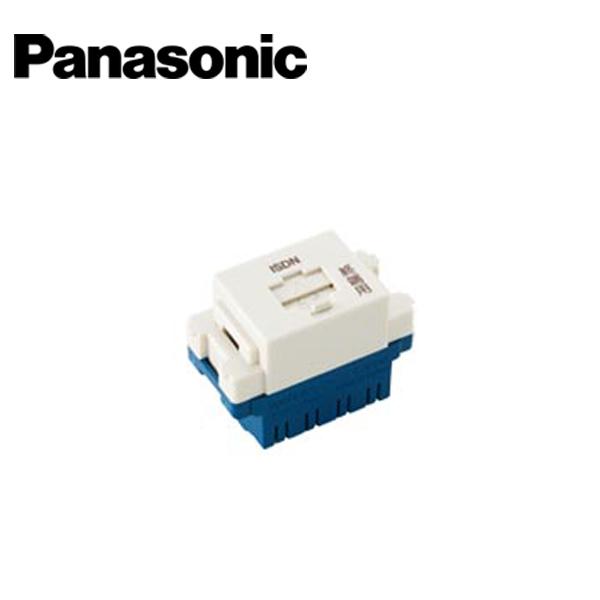 Panasonic/パナソニック WNT1882K 埋込ISDN用モジュラジャック(終端用)(8極8心)(フル端子)