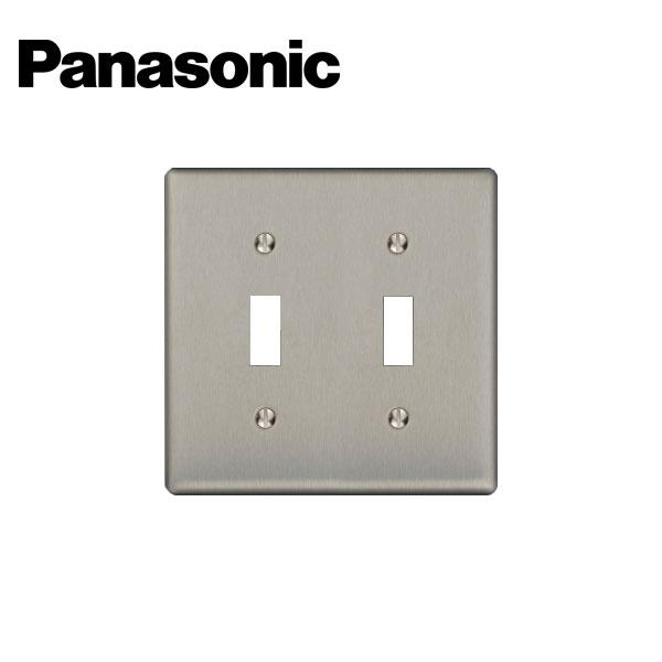 Panasonic（パナソニック） WS9562 埋込スイッチ新金属プレート 2連 