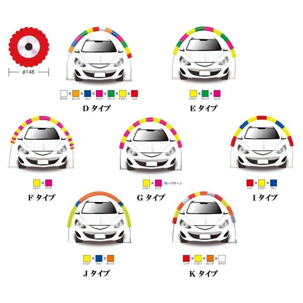 ・花型デザインで展示車両やイベントを華やかに装飾します。・店舗や会場の雰囲気を明るくし、来場者の注目を集めます。・軽量で扱いやすく、設置・片付けもスムーズです。・カラー展開豊富でテーマやシーンに合わせて演出可能です。■商品名：花型アコーデオ...