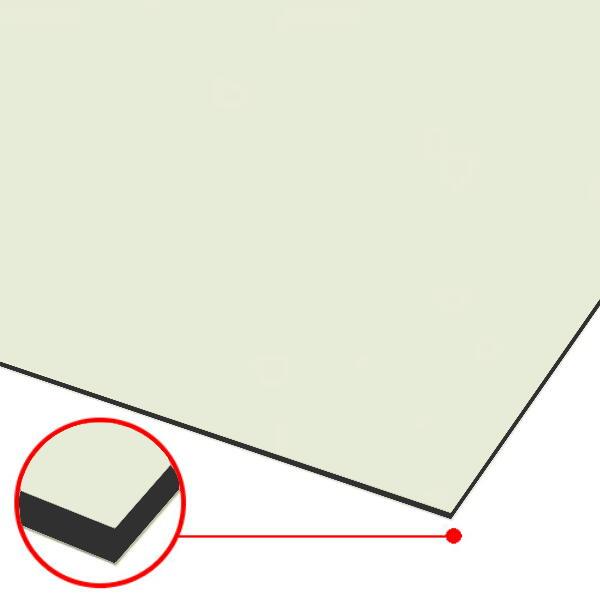 アルミ複合板 アイボリー 厚み3mm 910×1820mm (3X6) 10枚ハイエースバン HA-02 積水樹脂プラメタル ●業務用