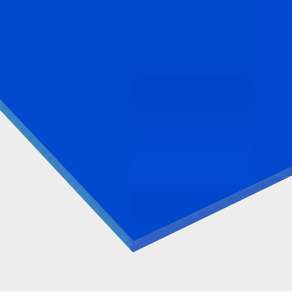 日本製 アクリル板 ブルー(キャスト板) 厚み3mm 200X200mm 縮小カット1枚無料 カンナ・糸面取り仕上(エッジで手を切る事はなし)他サイズのリンク有
