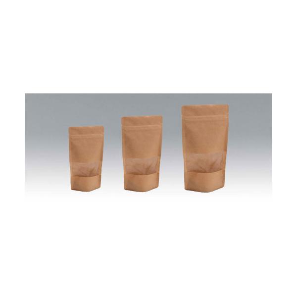 明和産商 クラフトストライプ チャック付・スタンド袋 CTJP-1623 ZS