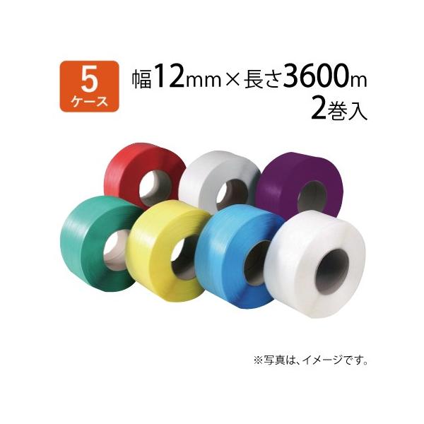 PPバンド 梱包機用 法人 まとめ買い (2巻入×5ケース) 箱 PPバンド 梱包機用 法人 まとめ買い (2巻入×5ケース) 箱