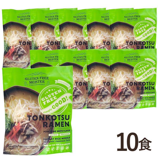 グルテンフリーインスタントラーメンとんこつ風 （液体スープ）（140g
