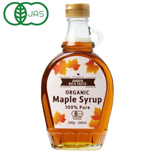 maple シロップ ムソーオーガニック オーガニックメープルシロップ（330g）（グレード