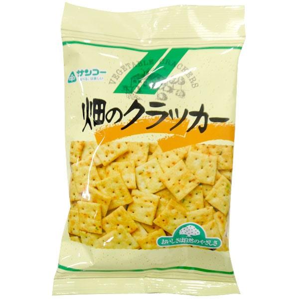 国産小麦由来の小麦粉を主原料に、５種類の乾燥野菜（玉ネギ、ネギ、赤ピーマン、ニンジン、キャベツ）を生地に練り込んで焼き上げました。【お召し上がり方】おやつに。軽食として、スープなどと一緒にお召し上がりいただくのもオススメです。※使用している...