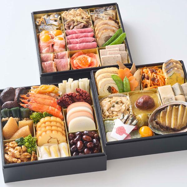 ムソーのおせち 雅セット（3〜4人前（45品目））重付き 直送につき代引・同梱不可 冷凍便