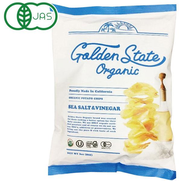 Golden State オーガニックポテトチップス　シーソルト＆ビネガー（85g） 若翔 8月新商品